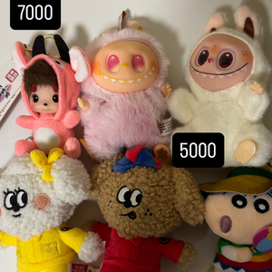라부부, 몬치치, 짱구, 쁘띠팩토리 인형