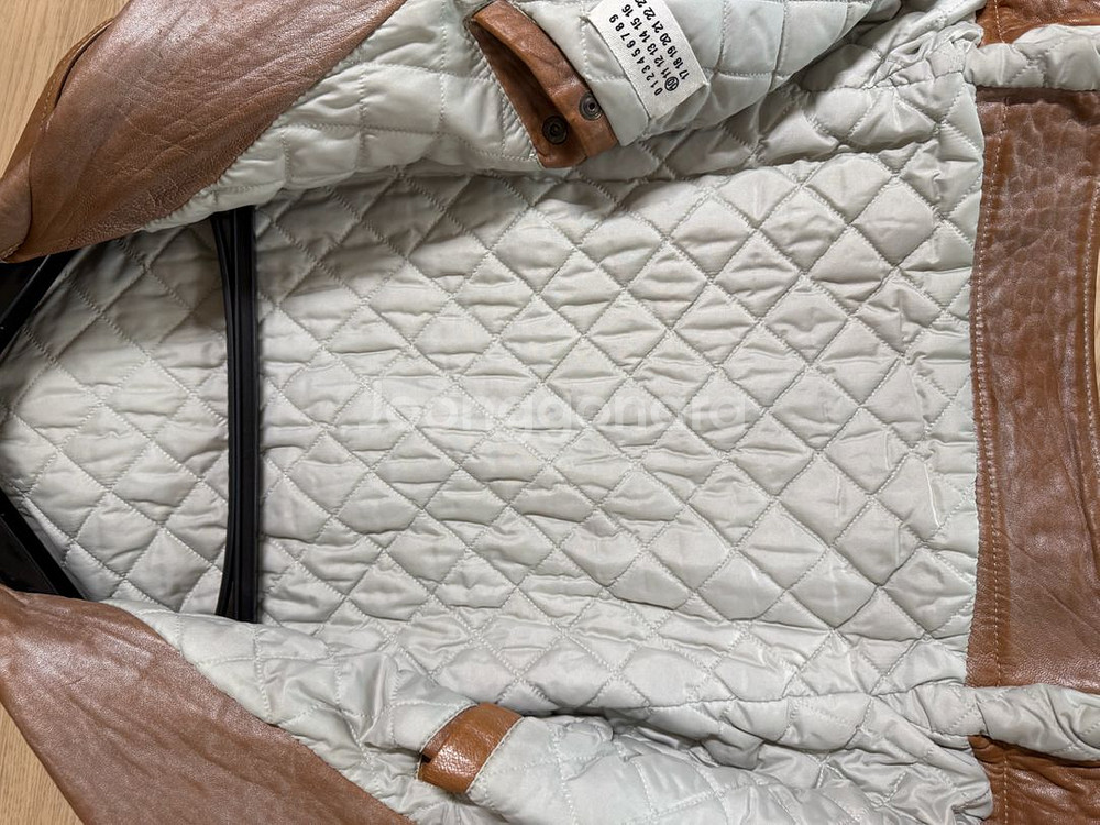 메종마르지엘라 라이더 가죽자켓(남녀공용)--5