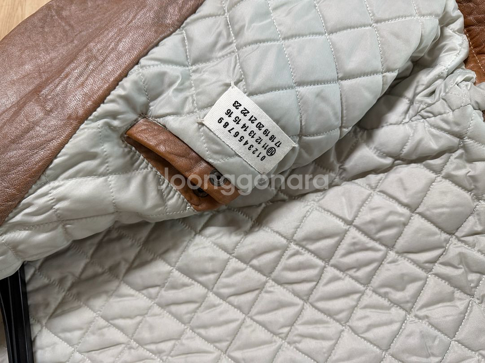 메종마르지엘라 라이더 가죽자켓(남녀공용)--4