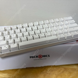 마이크로닉스 MANIC K61 기계식 화이트 키보드