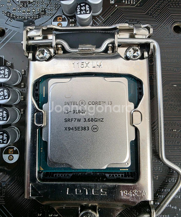9100f h310m 보드셋--1