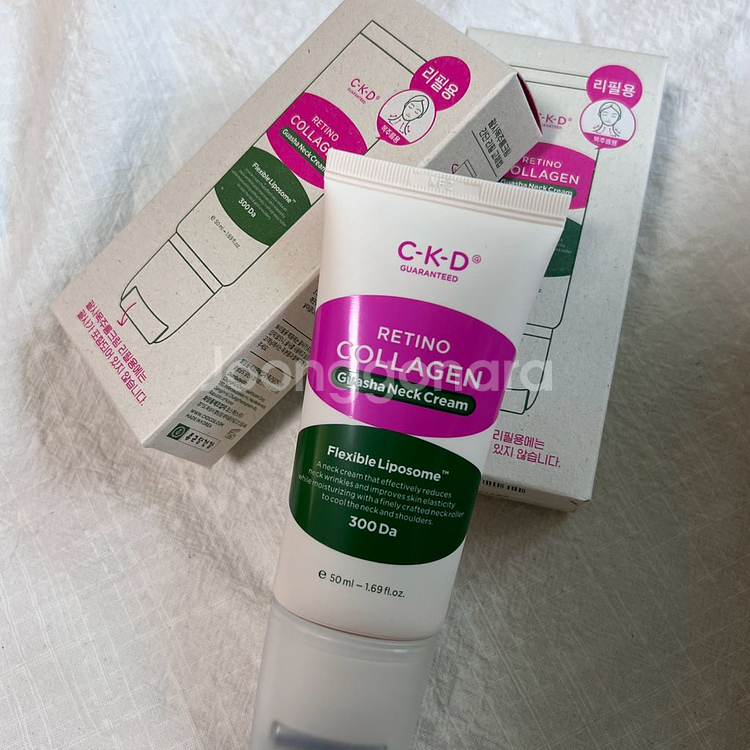 C-K-D 레티노콜라겐 저분자 300 괄사 목주름 크림--0