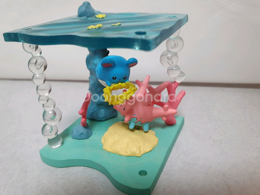 포켓몬 리멘트 반짝이는 바다 마릴 코산호 단종 피규어--0