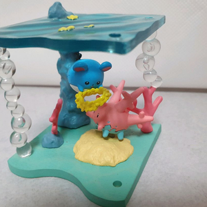 포켓몬 리멘트 반짝이는 바다 마릴 코산호 단종 피규어