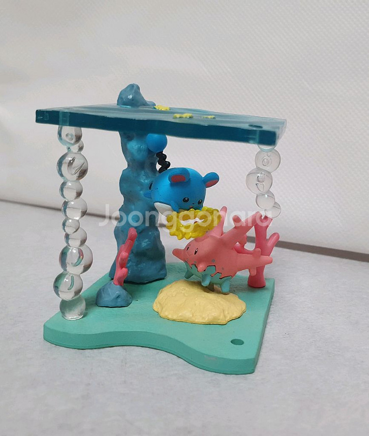 포켓몬 리멘트 반짝이는 바다 마릴 코산호 단종 피규어--1