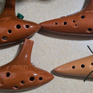 도자기 오카리나 알토C 3개