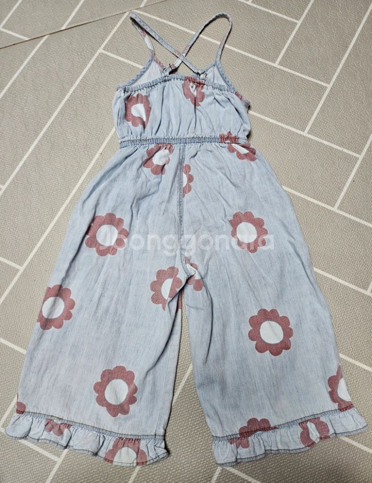 리미떼두두 데님 데이지 유아 점프수트--1