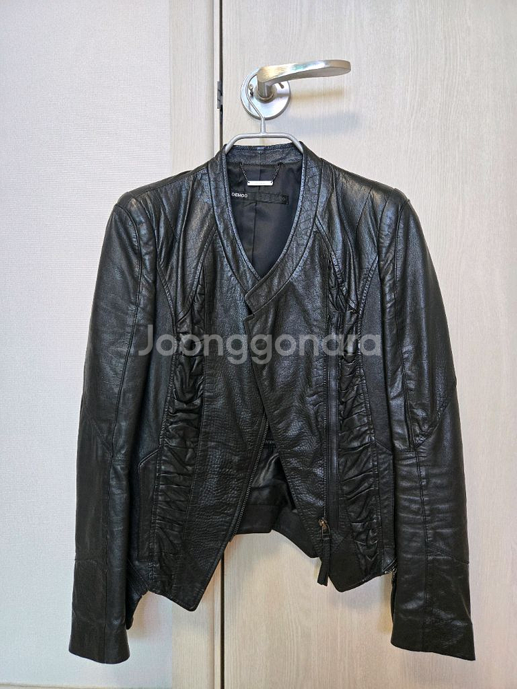 데무 (박춘무) 여성 가죽자켓/ 85사이즈--0