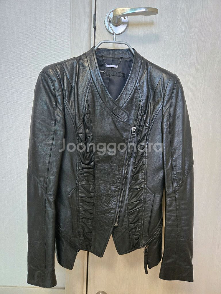 데무 (박춘무) 여성 가죽자켓/ 85사이즈--2