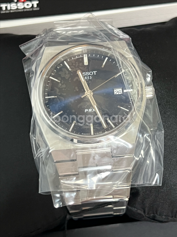 티쏘 PRX 40mm 쿼츠 블루 T13741011041--1