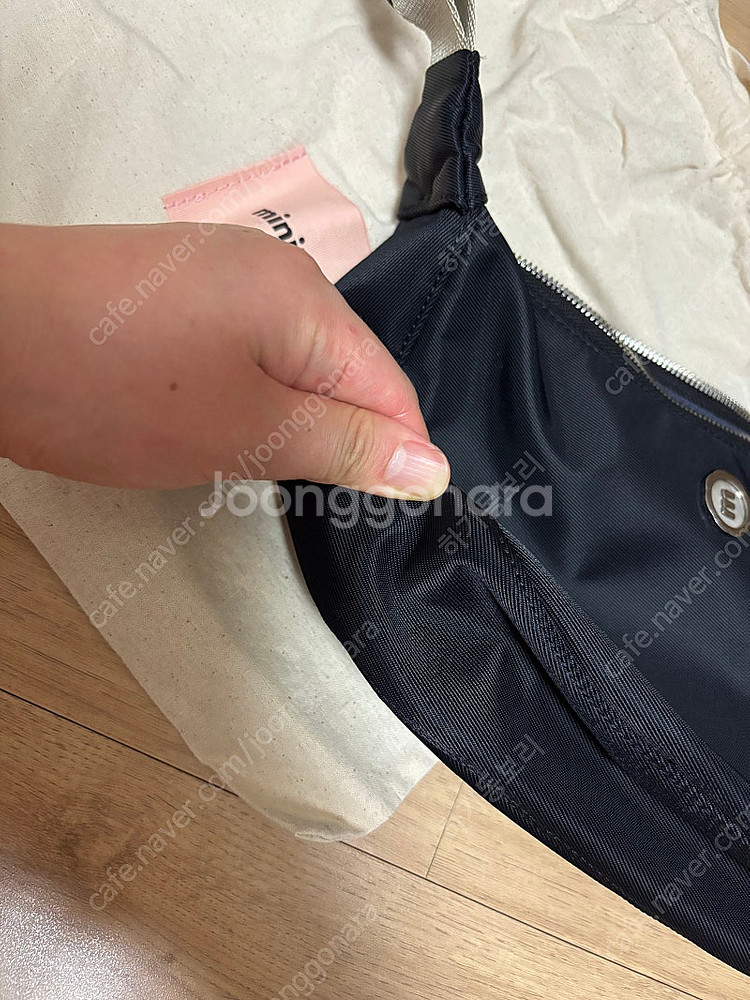 미닛뮤트 클로 웨이스트 믹스블랙--2