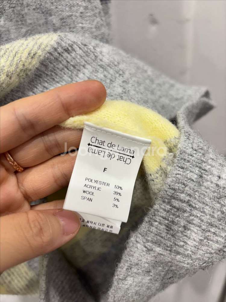 샤드라마 니트 / 리플레인 베이지 얇은 니트 베스트--4