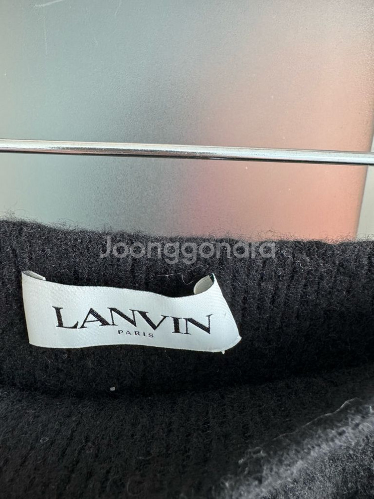 LANVIN 랑방 캐시미어 블렌드 플레어 니트 스커트--2