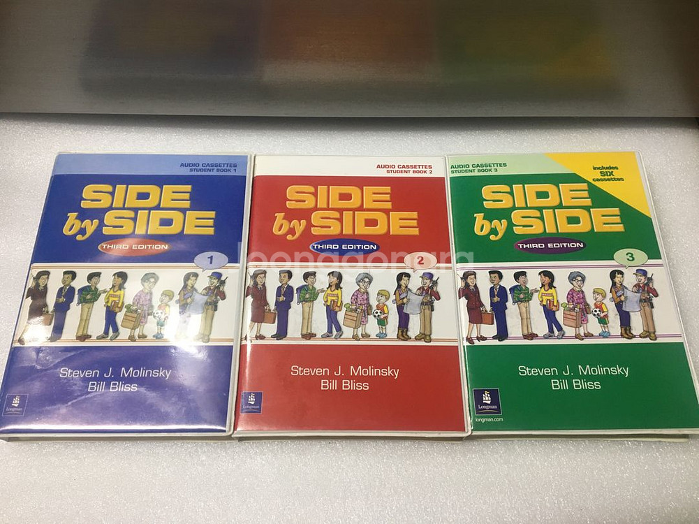 side by side 1,2,3 오디오 테이프 세트--1