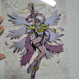 디지몬 전시회 한정 엔젤우몬 투명파일