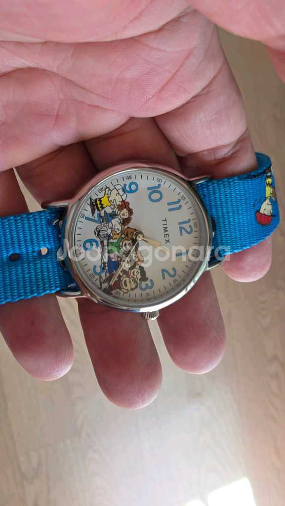 타이맥스 여성용 피너츠 위켄더 38mm--0