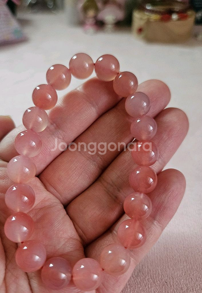 천연원석 염원마노 팔찌--0