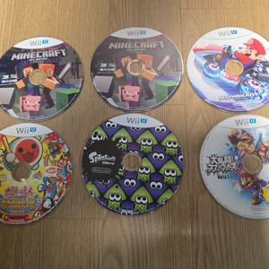 wiiu 위유 정품 CD 6장 일괄 판매
