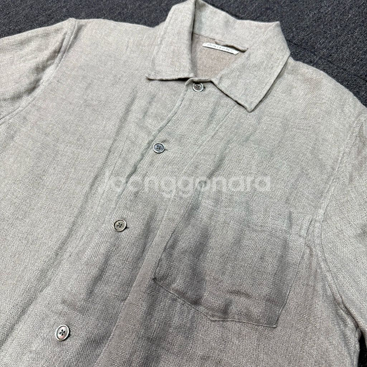 아워레가시 린넨 BOX 셔츠--3