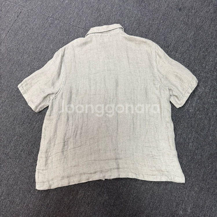 아워레가시 린넨 BOX 셔츠--4