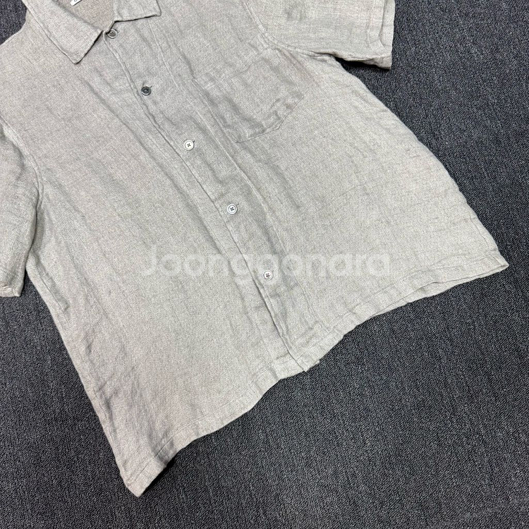 아워레가시 린넨 BOX 셔츠--2