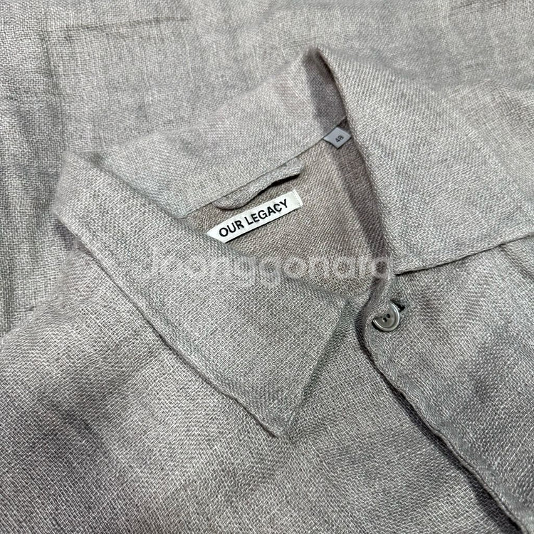 아워레가시 린넨 BOX 셔츠--7