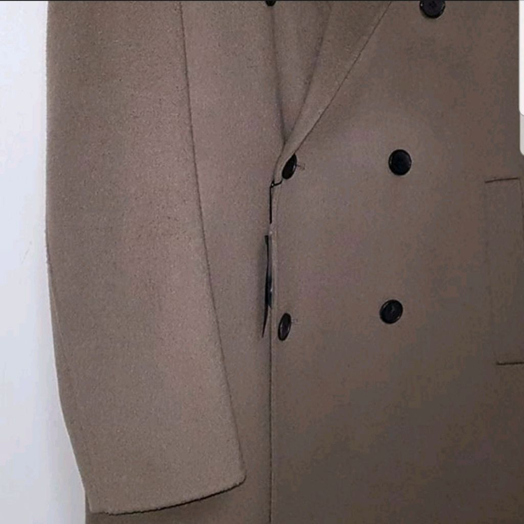 새제품) 클럽모나코 핸드메이드 더블 코트 110--4