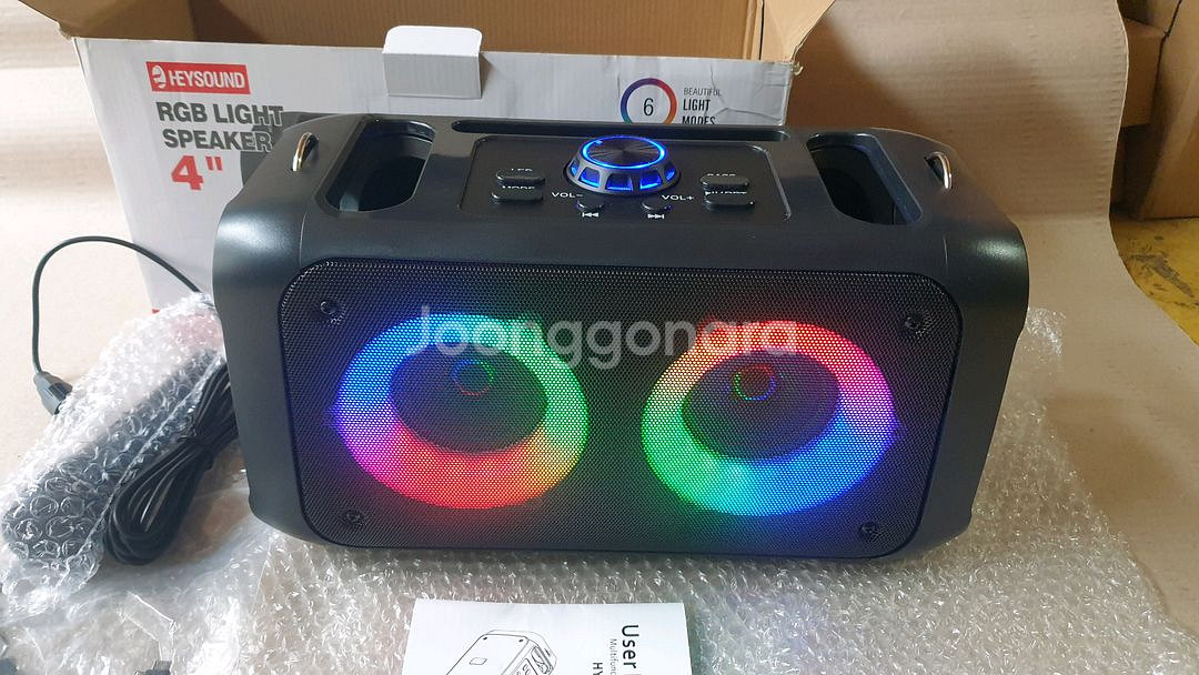 더블 포터블 블루투스 스피커 HY-3326--2