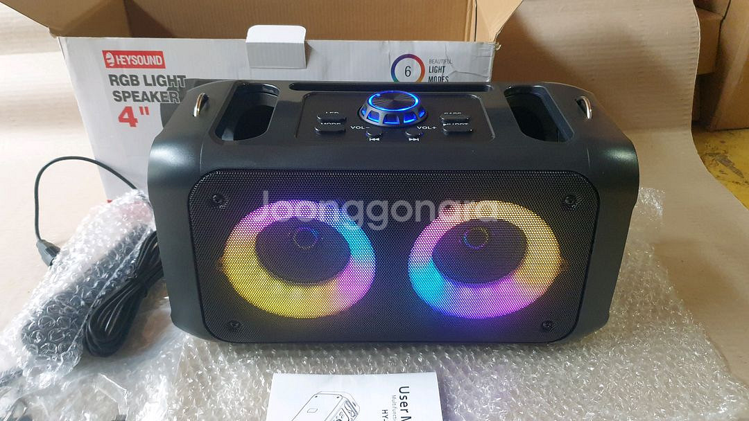 더블 포터블 블루투스 스피커 HY-3326--3