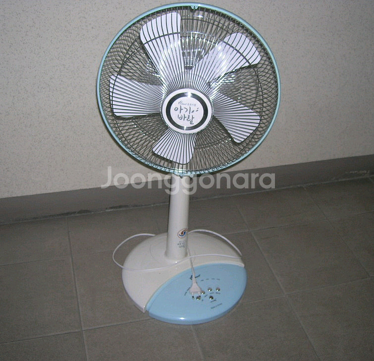 한일 국산 초초미풍 강력 레드 모터 아기바람 선풍기--1