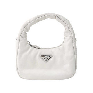 프라다 패딩 소프트 나파 미니백 핸드백 크로스백 화이트