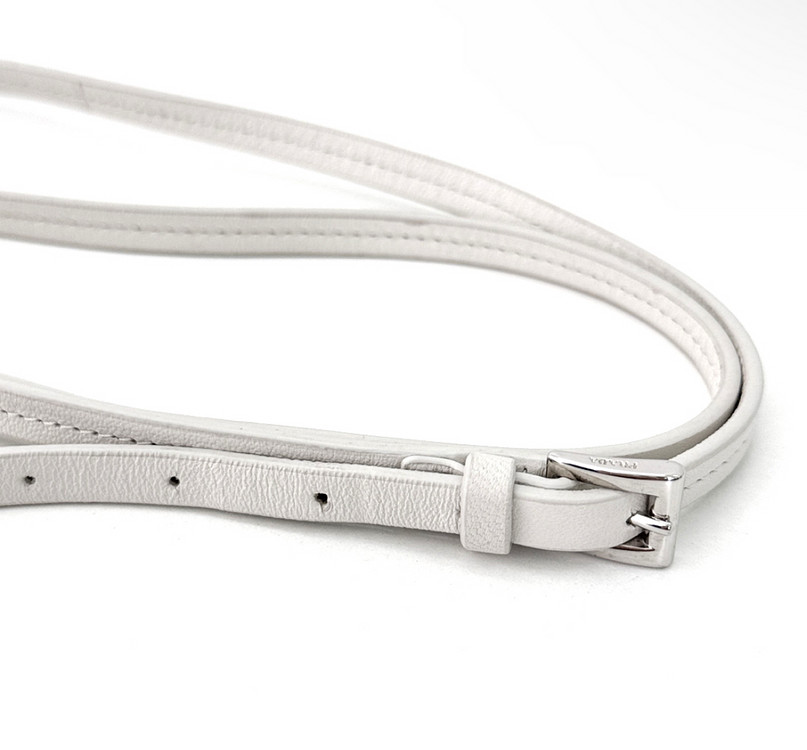 프라다 패딩 소프트 나파 미니백 핸드백 크로스백 화이트--8