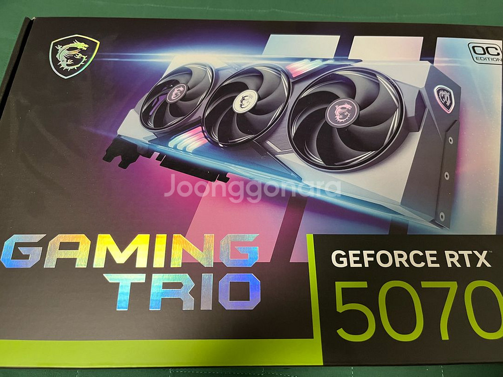 msi RTX5070 그래픽카드--0