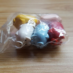 피규어 돼지 소품 공기 장난감 빈티지 고전 이미지