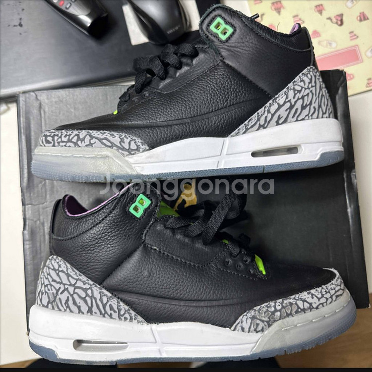 [GS. 235] 조던3 일렉트릭 그린--1