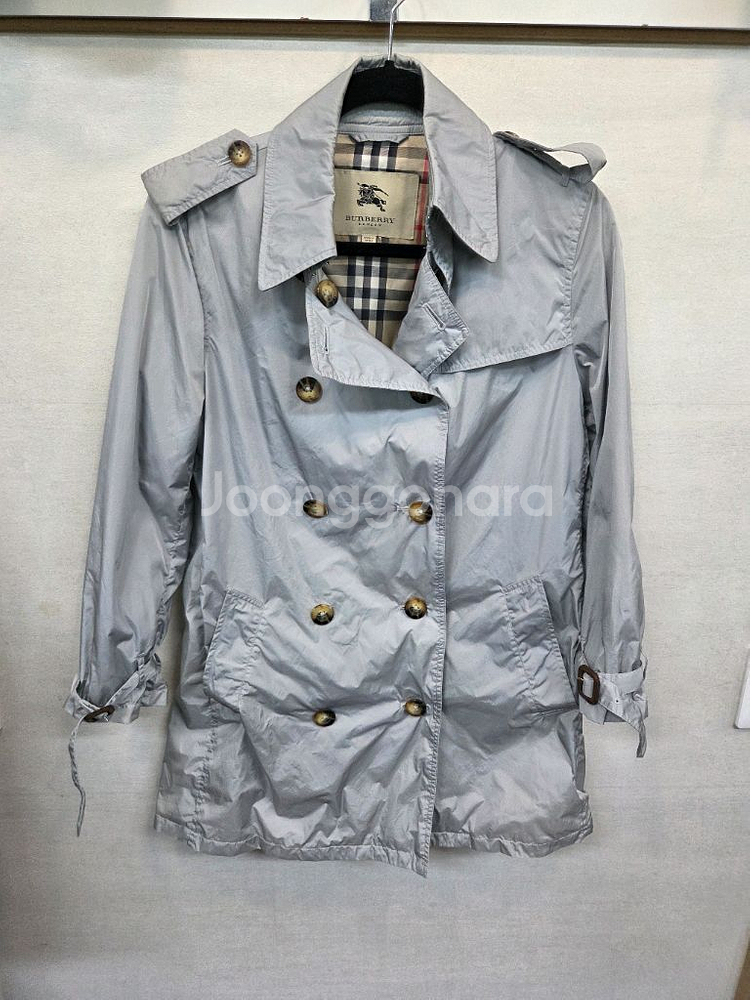 버버리 여성 트렌치코트 uk 10--0