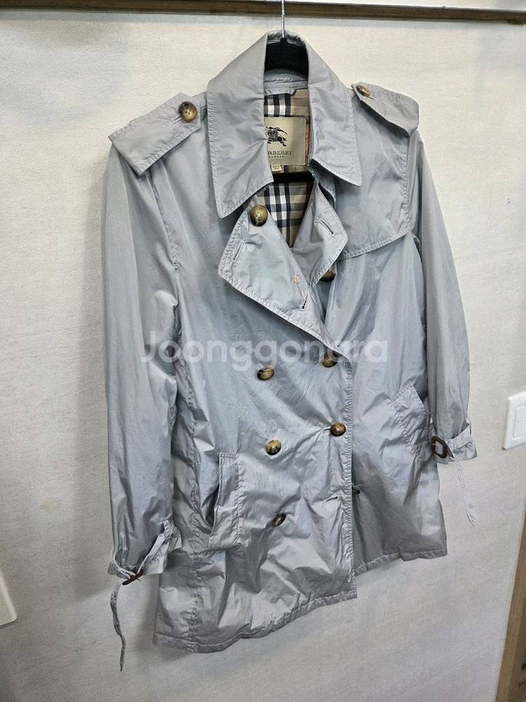 버버리 여성 트렌치코트 uk 10--5
