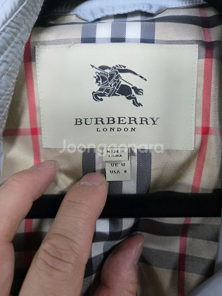 버버리 여성 트렌치코트 uk 10--2
