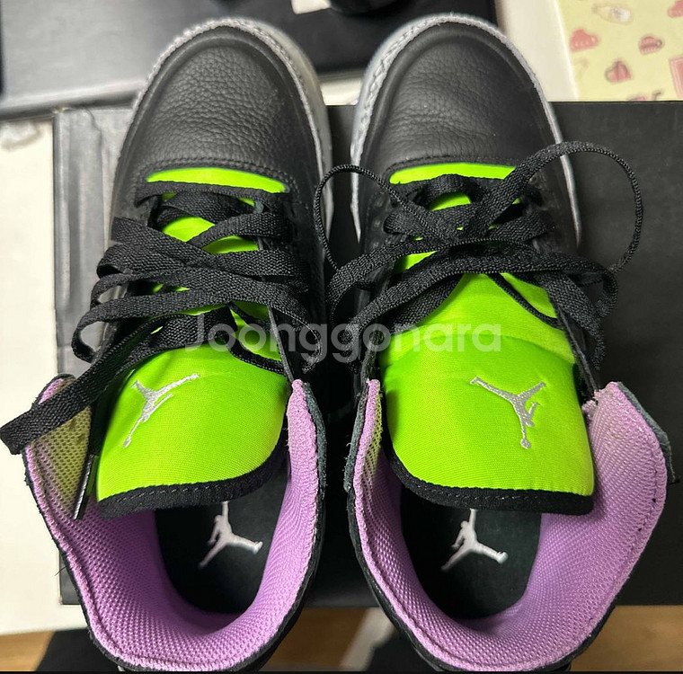 [GS. 235] 조던3 일렉트릭 그린--3