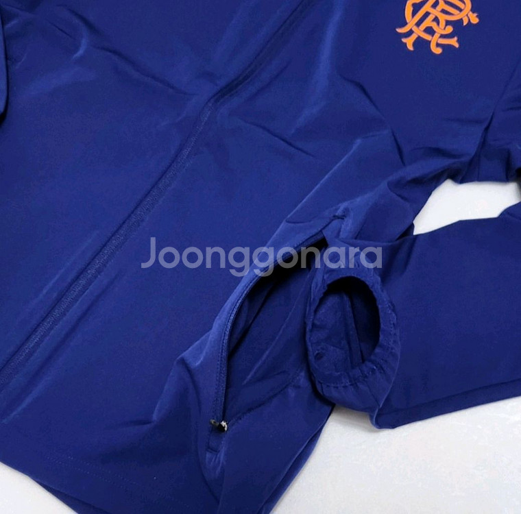 L/레인저스 후드 집업 자켓 풀집 바람막이 축구--4