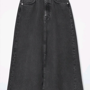 코스 cos 에이라인 데님 미디 스커트