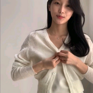 시에 멜리 모헤어 가디건