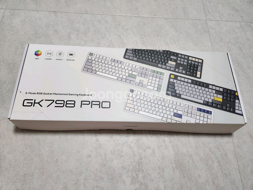 한성 gk798pro 로얄블랙 키보드 문라이트--1