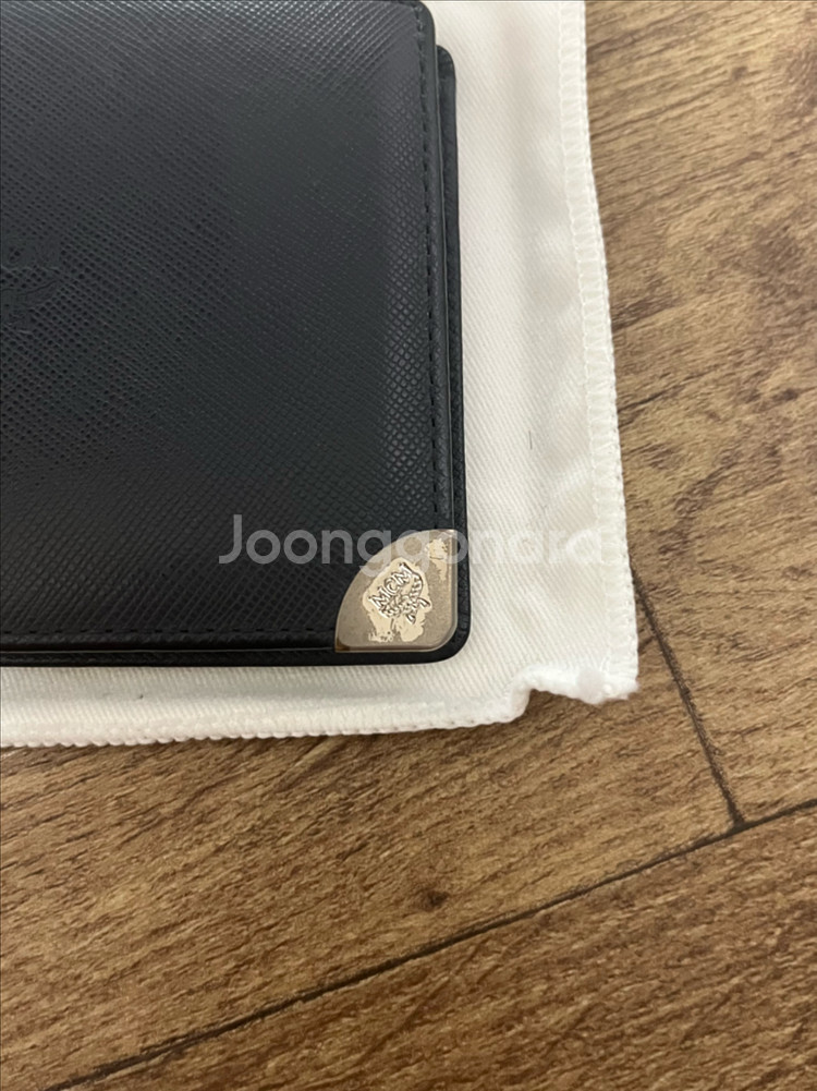 MCM 남성 반지갑 보증서 풀세트 소가죽 남자 엠씨엠--2