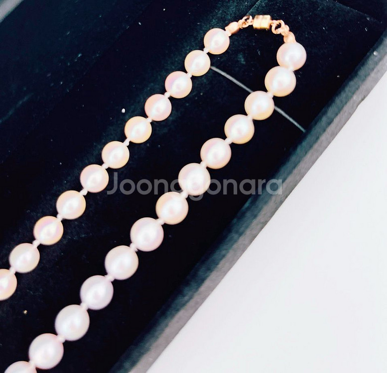 아코야 진주 매듭 목걸이 7mm--2