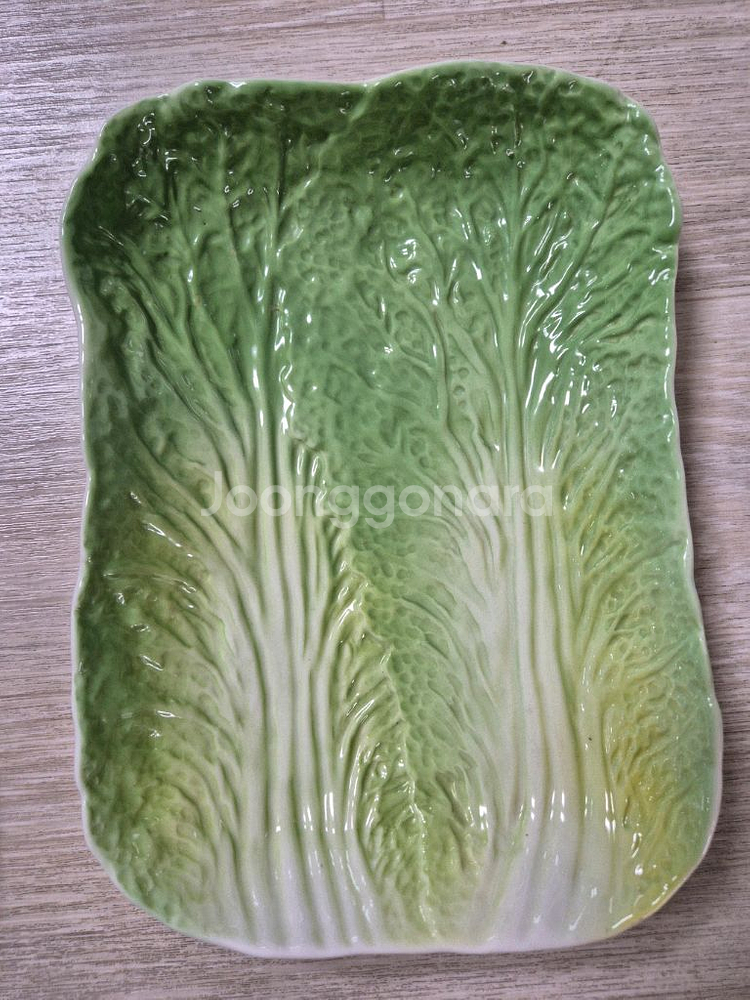 배추모양 그릇 2p (미사용)--1