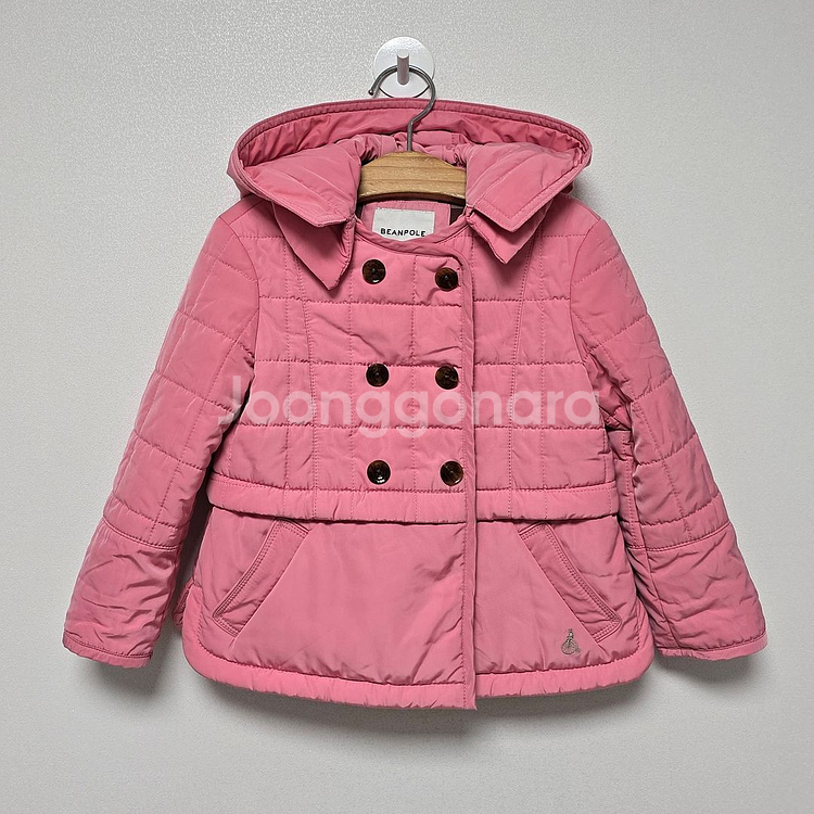 아우터 [키즈 4T] 빈폴 여아 퀼팅 자켓 핑크--0