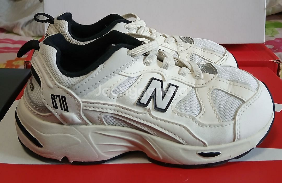 뉴발란스키즈 878화이트 185운동화--3
