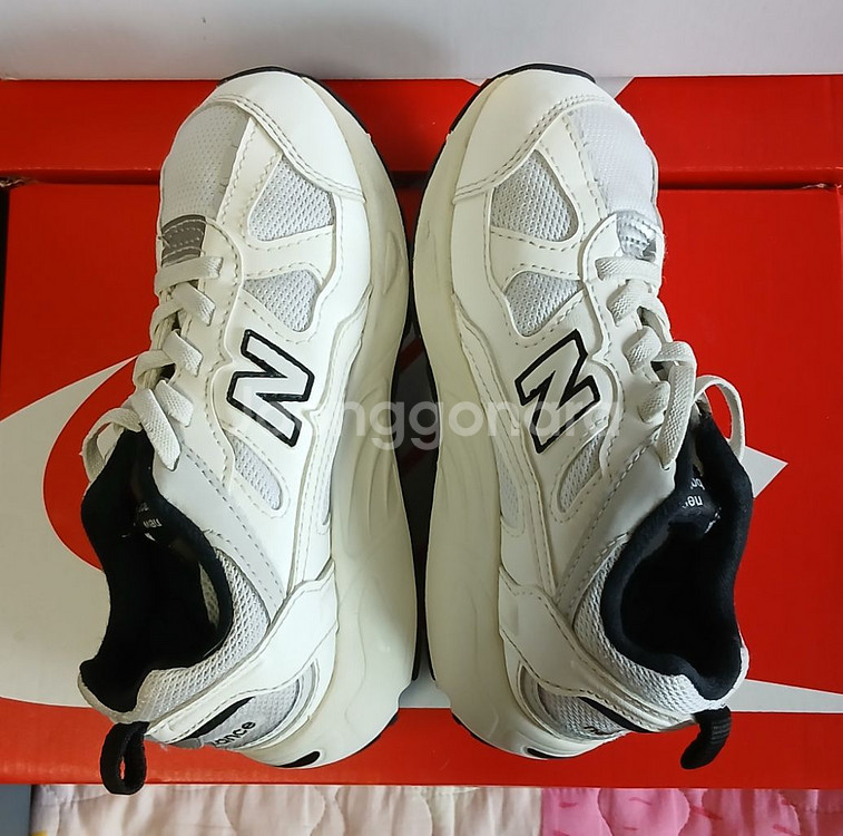 뉴발란스키즈 878화이트 185운동화--5