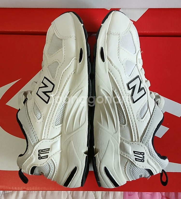 뉴발란스키즈 878화이트 185운동화--6
